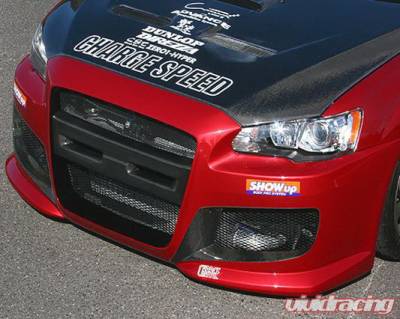 Chargespeed - Mitsubishi Lancer Chargespeed Type-1 Front Bumper - CS427FB1