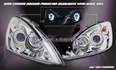 Custom - Chrome Angel Eyes Halo Pro Headlights