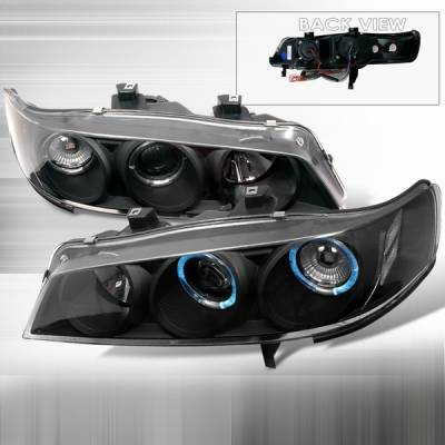 Custom Disco - Honda Accord Custom Disco Black Projector Headlights - 1PC - LHP-ACD94JM