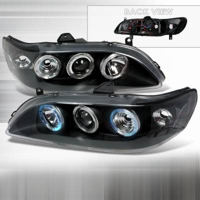 Custom Disco - Honda Accord Custom Disco Black Projector Headlights - 1PC - LHP-ACD98JM