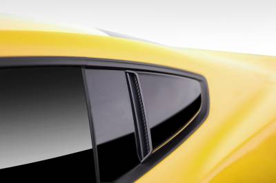 Duraflex - Ford Mustang Duraflex R-Spec Window Scoops - 2 Piece - 112458