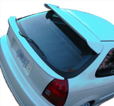 Duraflex - Honda Civic HB Duraflex Type R Roof Window Wing Spoiler - 1 Piece - 101765