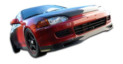 Carbon Creations - Honda Civic 2DR & 3DR Carbon Creations Spoon Style Front Lip Under Spoiler Air Dam - 1 Piece - 102728