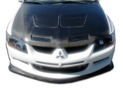 Carbon Creations - Mitsubishi Lancer Carbon Creations Demon Front Lip Under Spoiler Air Dam - 1 Piece - 102781