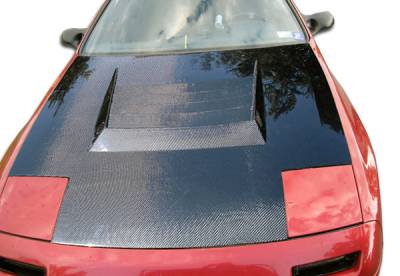 Carbon Creations - Mazda RX-7 Carbon Creations D-1 Hood - 1 Piece - 104230