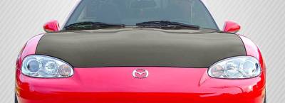 Carbon Creations - Mazda Miata Carbon Creations OEM Hood - 1 Piece - 106195