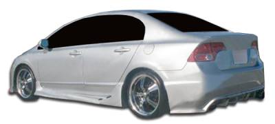 Duraflex - Honda Civic 4DR Duraflex I-Spec Rear Bumper Cover - 1 Piece - 104932