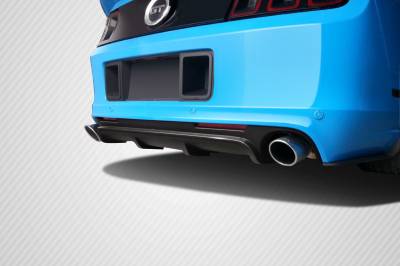 Carbon Creations - Ford Mustang Carbon Creations Boss Look Rear Diffuser - 1 Piece - 109322