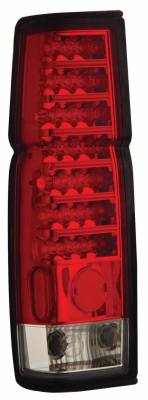 Anzo - Nissan Pickup Anzo LED Taillights - Red & Clear - 311034