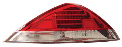 Anzo - Honda Accord 2DR Anzo LED Taillights - Red & Clear - 321027