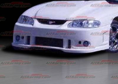 AIT Racing - Ford Mustang AIT Racing SIN-R Style Front Bumper - FM94HISINRFB