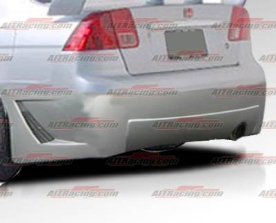 AIT Racing - Honda Civic 4DR AIT Racing Zen Style Rear Bumper - HC01HIZENRB4