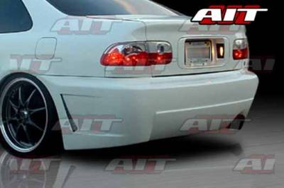 AIT Racing - Honda Civic AIT Zen Style Rear Bumper - HC92HIZENRB3