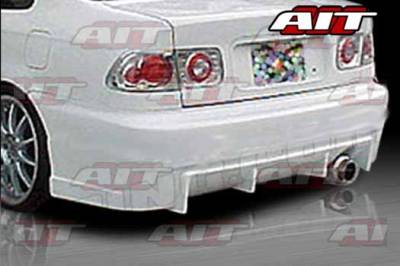 AIT Racing - Honda Civic 2DR & 4DR AIT BCS Style Rear Bumper - HC96HIBCSRB2