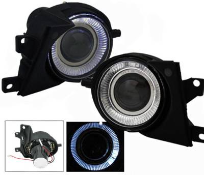 4CarOption - BMW 5 Series 4CarOption Halo Projector Fog Lights - XT-FGPR-E39-0002