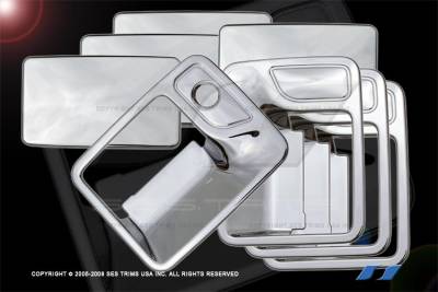 SES Trim - Ford F350 SES Trim ABS Chrome Door Handles - DH113-4