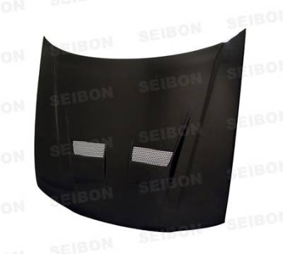 Seibon - Honda Accord Seibon VSII Style Carbon Fiber Hood - HD9497HDAC-VSII