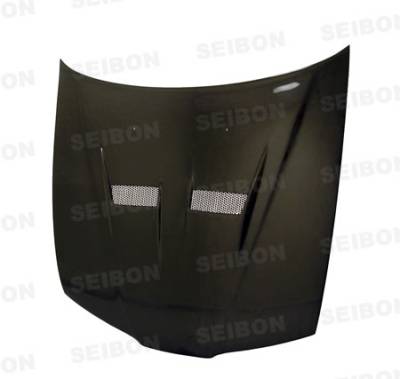 Seibon - Honda Prelude Seibon VSII Style Carbon Fiber Hood - HD9701HDPR-VSII