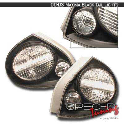 Spec-D - Nissan Maxima Spec-D Altezza Taillights - Black - LT-MAX00JM-KS