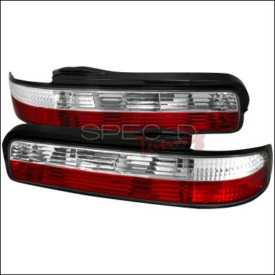 Spec-D - Nissan 240SX Spec-D Altezza Taillights - Red & Clear - LT-S13892RPW-TM