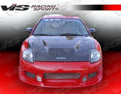 VIS Racing - Mitsubishi Eclipse VIS Racing Invader Black Carbon Fiber Hood - 00MTECL2DVS-010C