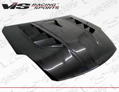 VIS Racing - Nissan 350Z VIS Racing Sniper Style Carbon Fiber Hood - 03NS3502DSNI-010C