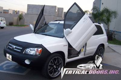Vertical Doors Inc - Toyota Highlander VDI Vertical Lambo Door Hinge Kit - Direct Bolt On - VDCTOYH0107