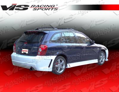 VIS Racing - Mazda Protege VIS Racing TSC 3 Side Skirts - 01MZ3235DTSC3-004