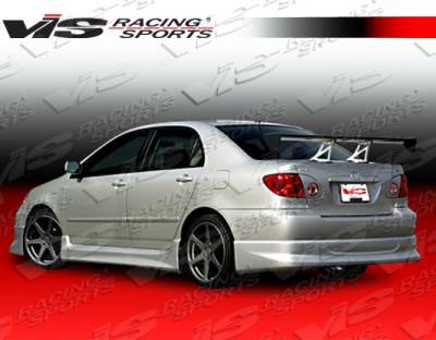 VIS Racing. - Toyota Corolla VIS Racing Techno R-1 Side Skirts - 03TYCOR4DTNR1-004