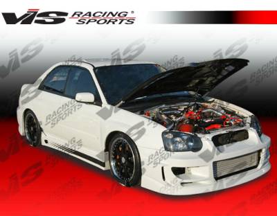 VIS Racing - Subaru WRX VIS Racing GTC Side Skirts - 04SBWRX4DGTC-004