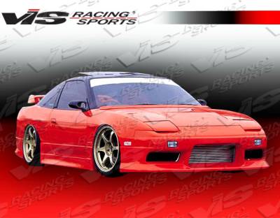 VIS Racing - Nissan 240SX VIS Racing M Speed-2 Side Skirts - 89NS2402DMSP2-004