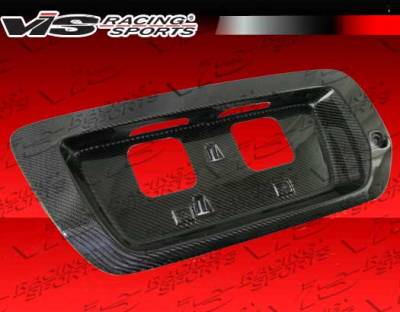 VIS Racing - Honda Civic 2DR VIS Racing OEM Style Carbon Fiber License Plate Cover - 06HDCVC2DOE-LIC