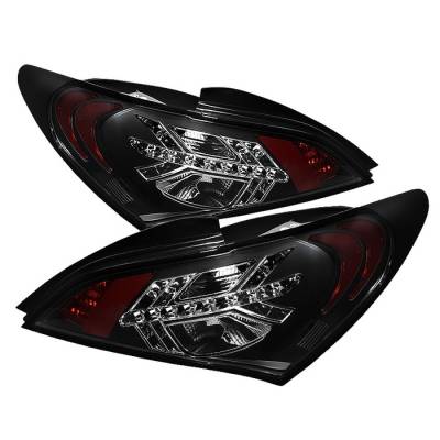 Spyder - Hyundai Genesis Spyder LED Taillights - Black - 111-HYGEN09-LED-BK