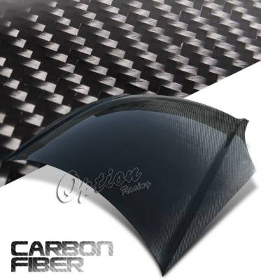 OptionRacing - Honda Civic Option Racing Carbon Fiber Hood - NRG-CH-H027