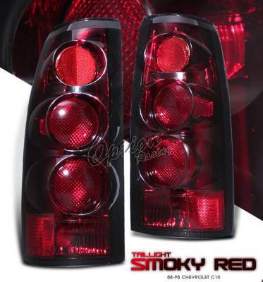 OptionRacing - Chevrolet C10 Option Racing Taillights - Smoky Red - 22-15317