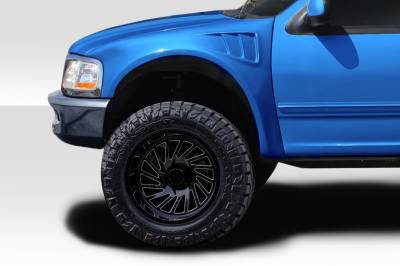 Duraflex - Ford Expedition Duraflex 4 Inch Off Road Bulge Front Fenders - 2 Piece - 106462