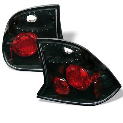 Spyder Auto - Ford Focus Spyder Altezza Taillights - Black - 111-FEXP98-C