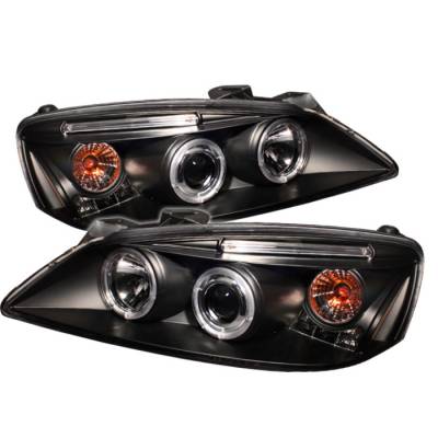 Spyder Auto - Pontiac G6 Spyder CCFL LED Projector Headlights - Black - 444-PGTO04-HL-C