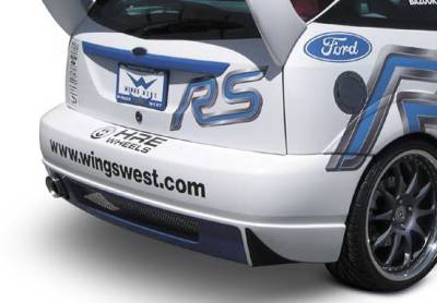 Wings West - Ford Focus Wings West WRC Style Rear Bumper - 890841