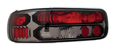 In Pro Carwear - Chevrolet Caprice IPCW Taillights - Crystal Eyes - Black Trim - 1 Pair - CWT-CE316CS