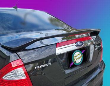 California Dream - Ford Fusion California Dream Custom Style Spoiler with Light - Unpainted - 27L