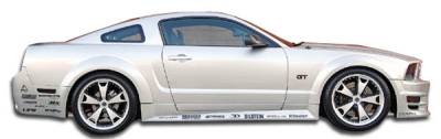 Duraflex - Ford Mustang Duraflex GT500 Wide Body Side Skirts Rocker Panels - 2 Piece - 104912