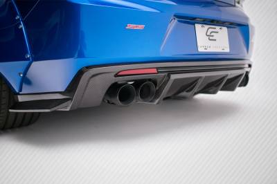 Carbon Creations - Chevrolet Camaro Grid Carbon Creations Rear Bumper Lip Body Kit 113050