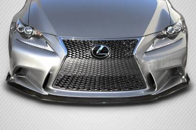 Carbon Creations - Lexus IS AM Design DriTech Carbon Fiber Front Bumper Lip Body Kit 112998
