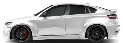 Aero Function - BMW X6 AF-3 Overstock (GFK) Side Skirts Wide Body Kit 107929