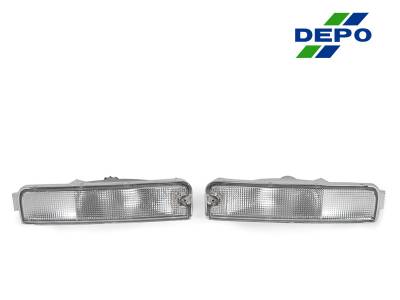 Depo - Nissan Pathfinder Clear Front DEPO Bumper Signal Light