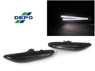 Depo - BMW E90/E91/E92/E93/E82 DEPO SMOKE LIGHT BAR WHITE LED DEPO Side Marker LightS