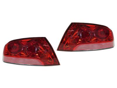 Depo - Mitsubishi Lancer EVO 8/9 Oem Jdm Style Red DEPO Tail Lights