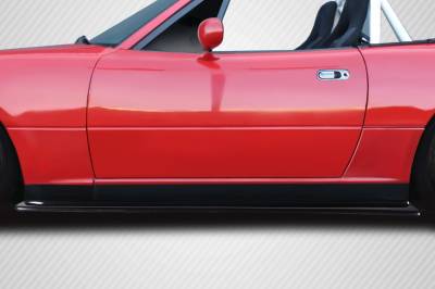 Carbon Creations - Mazda Miata Type F Carbon Fiber Side Skirt Splitters Body Kit 115547