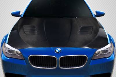 Carbon Creations - BMW 5 Series 4DR Fusion Carbon Fiber Creations Body Kit- Hood 117621